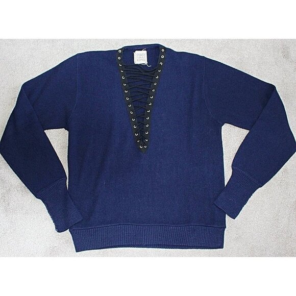 LF Furst of a Kind - Repurposed Vintage Grandpa Sweater, Large - Picture 3 of 10